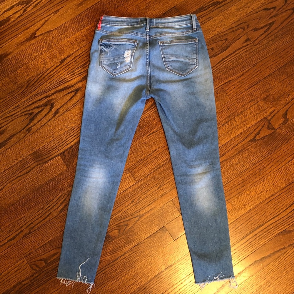 DRIFTWOOD Jackie High Rise, Distressed Skinny Jeans - Picture 2 of 8